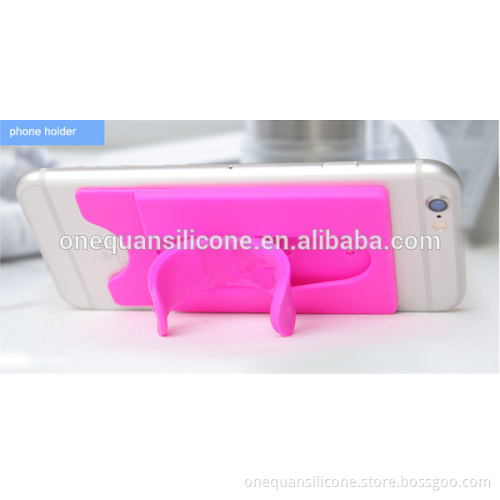 silicone 3M sticker adhesive smart phone pocket